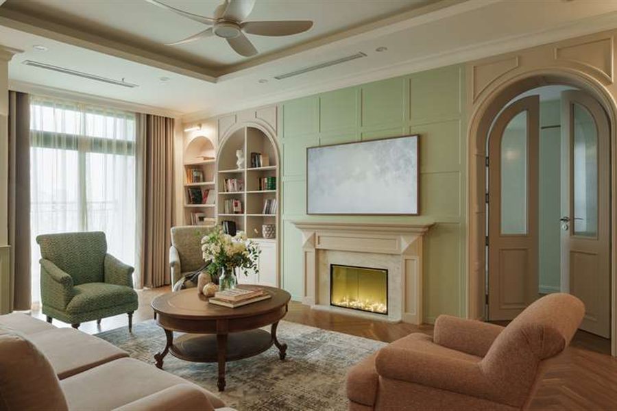 Harmony House, Farmhouse, Thanh Viet Interior