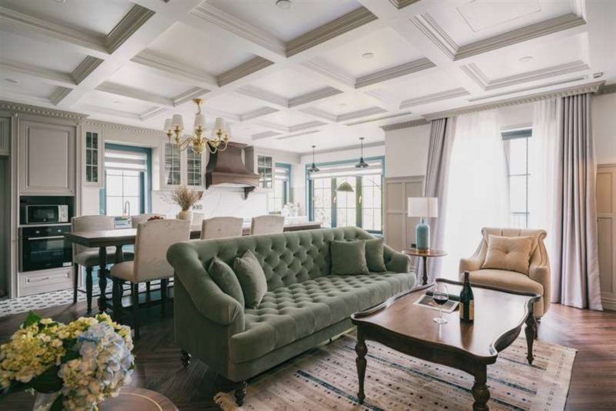 L'amore Villa, British, Traditional, Thanh Viet Interior